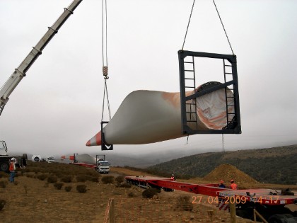 I Etapa: Noviembre 2008 hasta Abril 2009. – Parque Eolico Monteredondo